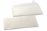Sobres nacarados de color blanco - 110 x 220 mm | PIT Packaging.es | Paisdelossobres