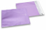Sobres metalizados mate de colores - Lila 165 x 165 mm | PIT Packaging.es | Paisdelossobres