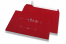 Sobres de Navidad de colores - Rojo, con decoraciones de Navidad | PIT Packaging.es | Paisdelossobres