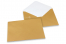 Sobres para tarjetas de felicitación de colores - Dorado, 162 x 229 mm | PIT Packaging.es | Paisdelossobres