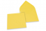 Sobres para tarjetas de felicitación de colores - Amarillo ranúnculo, 155 x 155 mm | PIT Packaging.es | Paisdelossobres