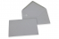 Sobres para tarjetas de felicitación de colores - Gris, 114 x 162 mm | PIT Packaging.es | Paisdelossobres