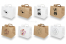 Bolsas de papel take away - blanco y marrón | PIT Packaging.es | Paisdelossobres