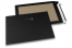 Sobres con dorso de cartón de colores - Negro, 229 x 324 mm | PIT Packaging.es | Paisdelossobres