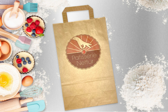 Bolsas de papel con asas planas | PIT Packaging.es | Paisdelossobres