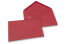 Sobres para tarjetas de felicitación de colores - Rojo oscuro, 133 x 184 mm | PIT Packaging.es | Paisdelossobres