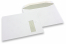 Sobres con ventana, blancos, 229 x 324 mm (C4), ventana a la derecha 40 x 110 mm, posición de la ventana a 20 mm desde derecha y 60 mm del parte superior, cierre engomado lado largo, 120 gramos, peso aprox. cada uno 20 g | PIT Packaging.es | Paisdelossobres