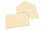 Sobres para tarjetas de felicitación de colores - Blanco marfil, 133 x 184 mm | PIT Packaging.es | Paisdelossobres