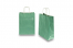 Bolsas de papel con asas redondas - verde metalizado, 220 x 100 x 310 mm, 90 gramos | PIT Packaging.es | Paisdelossobres