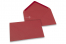 Sobres para tarjetas de felicitación de colores - Rojo oscuro, 125 x 175 mm | PIT Packaging.es | Paisdelossobres