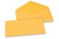Sobres para tarjetas de felicitación de colores - Amarillo-dorado, 110 x 220 mm | PIT Packaging.es | Paisdelossobres
