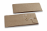 Sobres con cuerda y arandela - 110 x 220 x 25 mm, marron kraft | PIT Packaging.es | Paisdelossobres