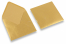 Sobres para tarjetas de felicitación de color dorado 150 x 150 mm | PIT Packaging.es | Paisdelossobres