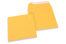 Sobres de papel de color - Amarillo dorado, 160 x 160 mm | PIT Packaging.es | Paisdelossobres
