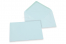 Sobres para tarjetas de felicitación de colores - Azul claro, 114 x 162 mm | PIT Packaging.es | Paisdelossobres