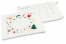 Sobres acolchados de Navidad blancos - Decoración navideña | PIT Packaging.es | Paisdelossobres