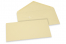 Sobres para tarjetas de felicitación de colores - Camel, 110 x 220 mm | PIT Packaging.es | Paisdelossobres