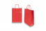 Bolsas de papel con asas redondas - rojo fuego, 220 x 100 x 310 mm, 90 gramos | PIT Packaging.es | Paisdelossobres