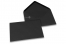 Sobres para tarjetas de felicitación de colores - Negro, 125 x 175 mm | PIT Packaging.es | Paisdelossobres
