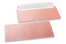 Sobres nacarados de color rosa claro - 110 x 220 mm | PIT Packaging.es | Paisdelossobres