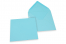 Sobres para tarjetas de felicitación de colores - Azul cielo, 155 x 155 mm | PIT Packaging.es | Paisdelossobres