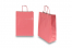 Bolsas de papel con asas redondas - rojo terciopelo, 260 x 120 x 350 mm, 90 gramos | PIT Packaging.es | Paisdelossobres