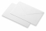 Sobres para tarjetas de felicitación de color blanco | PIT Packaging.es | Paisdelossobres
