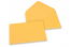Sobres para tarjetas de felicitación de colores - Amarillo-dorado, 133 x 184 mm | PIT Packaging.es | Paisdelossobres