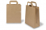 Bolsas de papel con asas planas - marrón, 220 x 105 x 280 mm | PIT Packaging.es | Paisdelossobres
