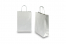 Bolsas de papel con asas redondas - plata, 220 x 100 x 310 mm, 90 gramos | PIT Packaging.es | Paisdelossobres