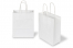 Bolsas de papel con asas redondas - blanco, 180 x 80 x 220 mm, 90 gramos | PIT Packaging.es | Paisdelossobres