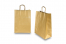 Bolsas de papel con asas redondas - dorado, 260 x 120 x 350 mm, 90 gramos | PIT Packaging.es | Paisdelossobres