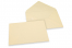 Sobres para tarjetas de felicitación de colores - Blanco marfil, 162 x 229 mm | PIT Packaging.es | Paisdelossobres