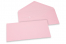 Sobres para tarjetas de felicitación de colores - Rosa claro, 110 x 220 mm | PIT Packaging.es | Paisdelossobres