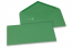 Sobres para tarjetas de felicitación de colores - Verde oscuro, 110 x 220 mm | PIT Packaging.es | Paisdelossobres