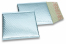 Sobres acolchados ECO metalizados - azul hielo 165 x 165 mm | PIT Packaging.es | Paisdelossobres