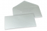 Sobres para tarjetas de felicitación de colores - Plata metalizado, 110 x 220 mm | PIT Packaging.es | Paisdelossobres