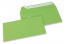 Sobres de papel de color - Verde manzana, 110 x 220 mm | PIT Packaging.es | Paisdelossobres