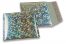 Sobres acolchados ECO metalizados - plata con holograma 165 x 165 mm | PIT Packaging.es | Paisdelossobres
