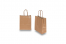 Bolsas de papel con asas redondas - bronce, 180 x 80 x 220 mm, 90 gramos | PIT Packaging.es | Paisdelossobres