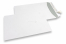 Sobres de papel blancos, 220 x 312 mm (EA4), 120 gramos, cierre autoadhesivo | PIT Packaging.es | Paisdelossobres