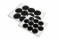 Cierres adhesivos brillantes - negro | PIT Packaging.es | Paisdelossobres