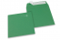 Sobres de papel de color - Verde oscuro, 160 x 160 mm | PIT Packaging.es | Paisdelossobres