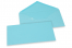 Sobres para tarjetas de felicitación de colores - Azul cielo, 110 x 220 mm | PIT Packaging.es | Paisdelossobres