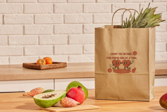 Bolsas de papel con asas redondas | PIT Packaging.es | Paisdelossobres