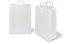 Bolsas de papel con asas planas - blanco, 320 x 140 x 420 mm | PIT Packaging.es | Paisdelossobres