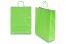 Bolsas de papel con asas redondas - verde, 320 x 120 x 410 mm, 100 gramos | PIT Packaging.es | Paisdelossobres