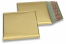 Sobres acolchados ECO metalizados mate - dorado 165 x 165 mm | PIT Packaging.es | Paisdelossobres