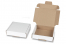 Cajas de envío plegables - blanco, 110 x 110 x 28 mm | PIT Packaging.es | Paisdelossobres