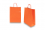 Bolsas de papel con asas redondas - naranja, 260 x 120 x 350 mm, 90 gramos | PIT Packaging.es | Paisdelossobres
